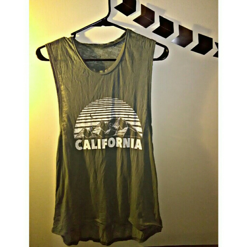 Olive green tank